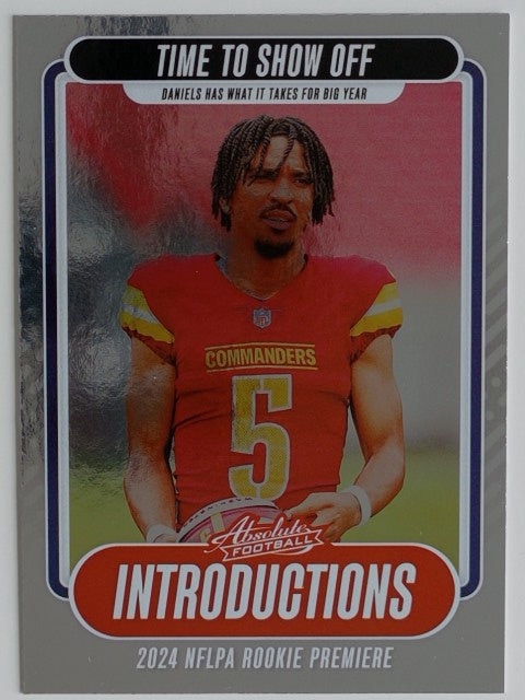2024 Panini Absolute Football Introductions Jayden Daniels #I-JDS