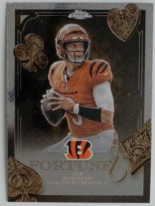 2025 Topps Chrome Football Fortune 15 Joe Burrow #F15-5