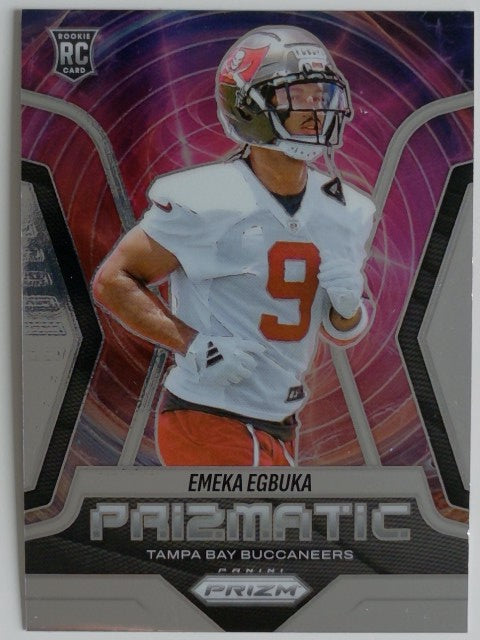 2025 Panini Prizm Football Prizmatic Emeka Egbuka #13