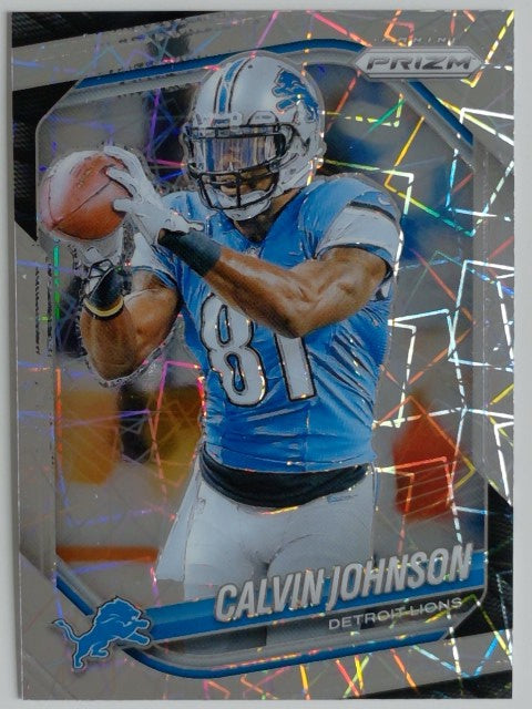 2025 Panini Prizm Football Lazer Calvin Johnson #111