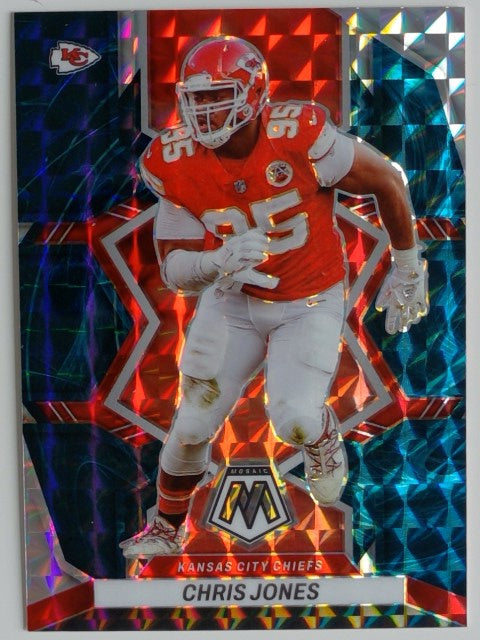 2022 Panini Mosaic Football Mosaic Genesis Chris Jones #99