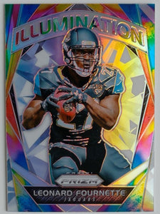 2017 Panini Prizm Football Illumination Prizm Leonard Fournette #7