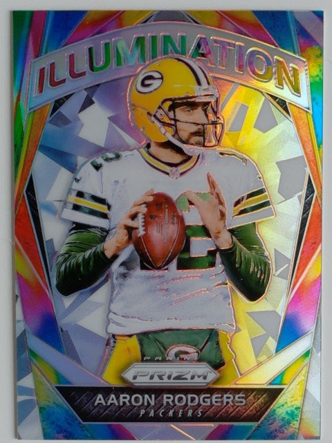 2017 Panini Prizm Football Illumination Prizm Aaron Rodgers #4