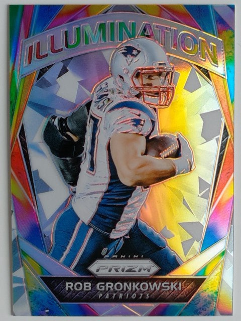 2017 Panini Prizm Football Illumination Prizm Rob Gronkowski #5