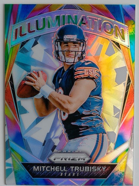 2017 Panini Prizm Football Illumination Prizm Mitchell Trubisky #9