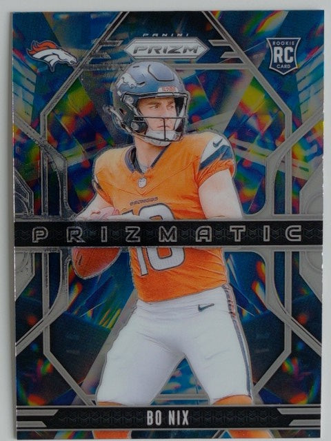 2024 Panini Prizm Football Prizmatic Bo Nix #11