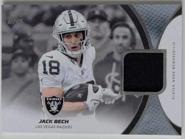2026 Topps Flagship Football NFL Materials Jack Bech #NFLM-JBH