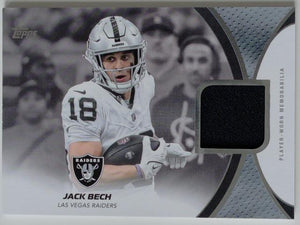 2026 Topps Flagship Football NFL Materials Jack Bech #NFLM-JBH