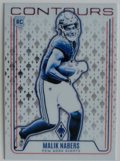 2024 Panini Phoenix Football Contours Malik Nabers #CON-MNS