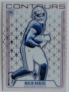 2024 Panini Phoenix Football Contours Malik Nabers #CON-MNS