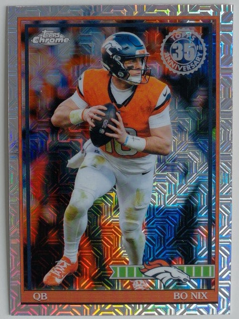 2026 Topps Flagship Football 1991 Topps Football Chrome Bo Nix #91TC-31