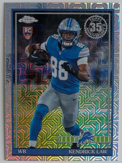 2026 Topps Flagship 1991 Topps Rookies Chrome Kendrick Law #91TRC-42