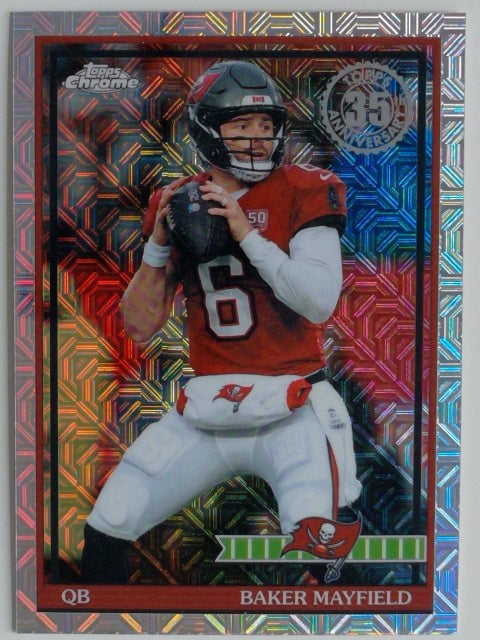 2026 Topps Flagship Football 1991 Topps Football Chrome Baker Mayfield #91TC-32