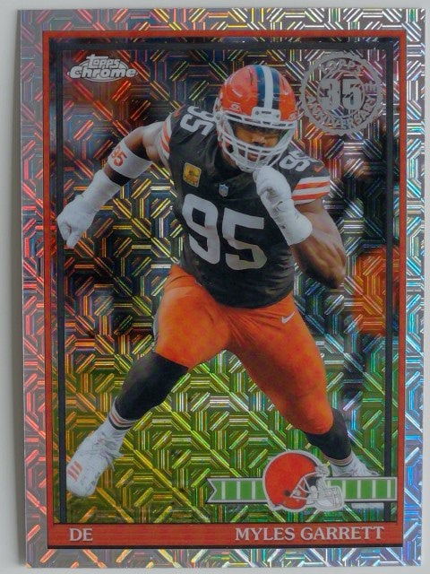 2026 Topps Flagship Football 1991 Topps Football Chrome Myles Garrett #91TC-26