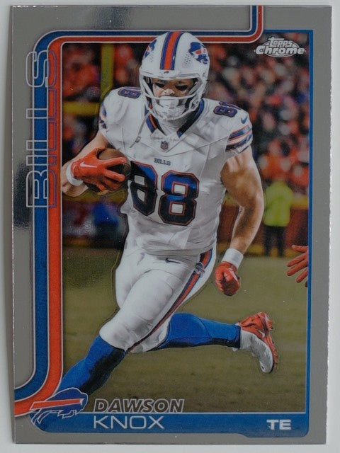 2025 Topps Chrome Football Dawson Knox #33