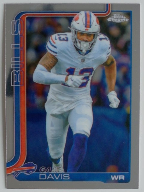 2025 Topps Chrome Football Gabe Davis #142