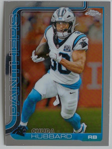 2025 Topps Chrome Football Chuba Hubbard #42