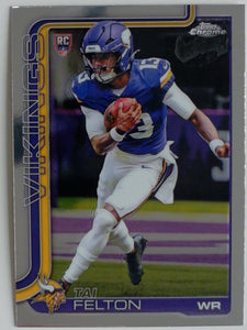 2025 Topps Chrome Football Tai Felton #395 RC