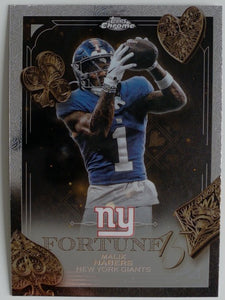 2025 Topps Chrome Football Fortune 15 Malik Nabers #F15-15