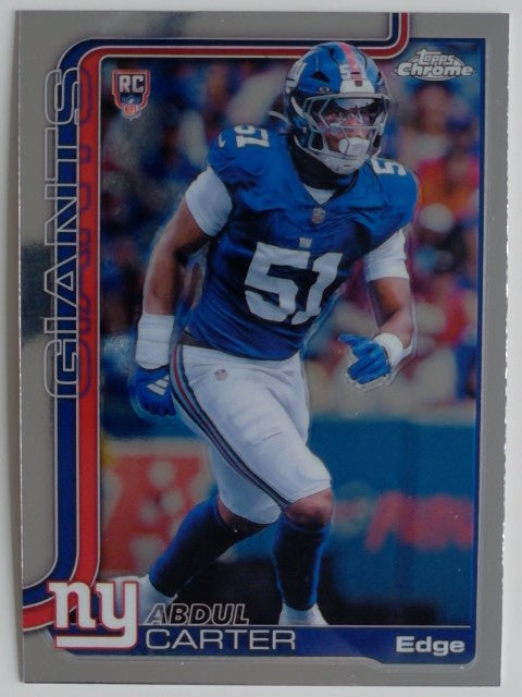 2025 Topps Chrome Football Abdul Carter #350 RC