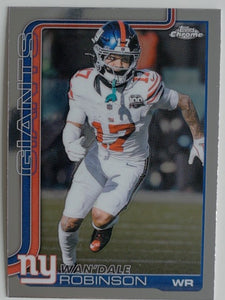 2025 Topps Chrome Football Wan'Dale Robinson #227