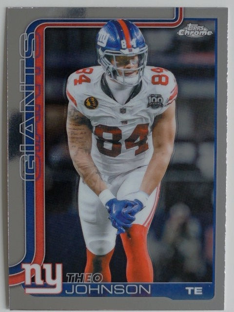 2025 Topps Chrome Football Theo Johnson #233