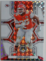 2022 Panini Mosaic Football Mosaic White 2/25 Chris Jones #99