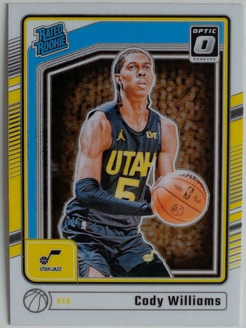 2024-25 Donruss Optic Basketball Cody Williams #298 RC