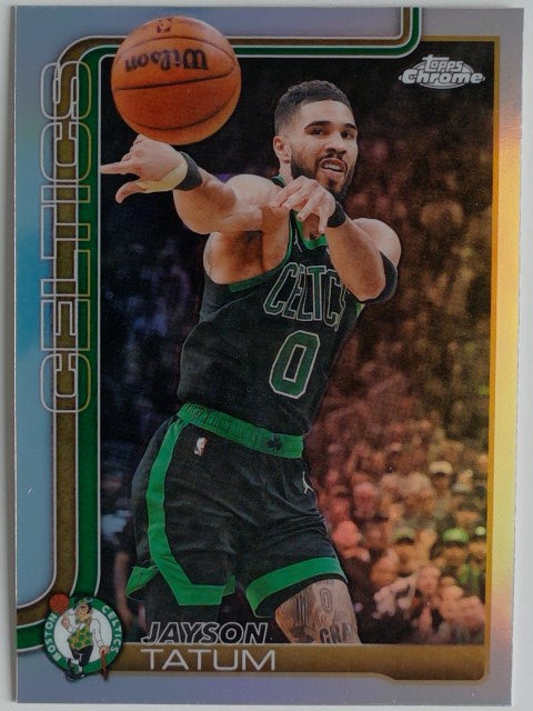 2025-26 Topps Chrome Update Basketball Refractor Jayson Tatum #8