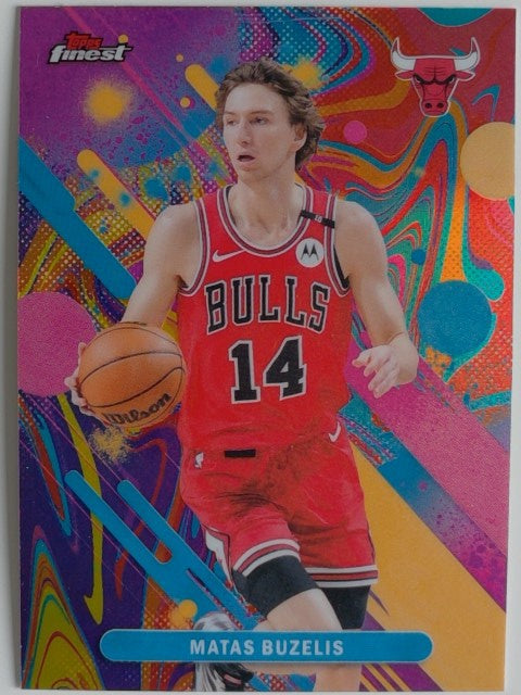 2025-26 Finest Basketball Oil Spill Refractor Matas Buzelis #36