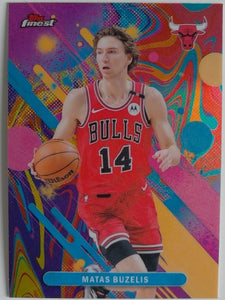2025-26 Finest Basketball Oil Spill Refractor Matas Buzelis #36