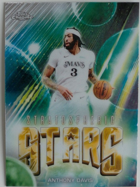2025-26 Topps Chrome Update Basketball Stratospheric Stars Anthony Davis #ST-6