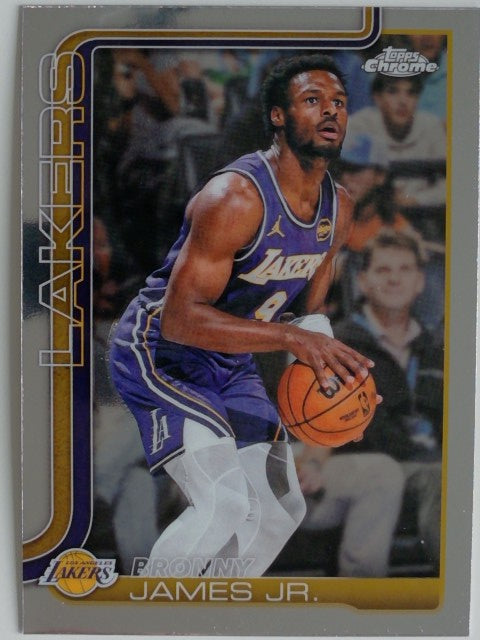 2025-26 Topps Chrome Update Basketball Bronny James Jr. #103