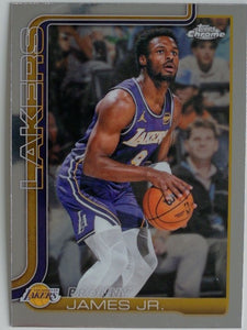 2025-26 Topps Chrome Update Basketball Bronny James Jr. #103