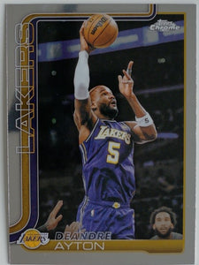 2025-26 Topps Chrome Update Basketball Deandre Ayton #104
