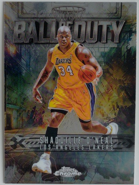 2025-26 Topps Chrome Basketball Ball of Duty Shaquille O'Neal #BD-18