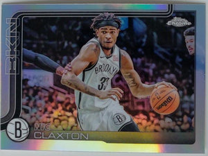 2025-26 Topps Chrome Basketball Refractor Nic Claxton #27
