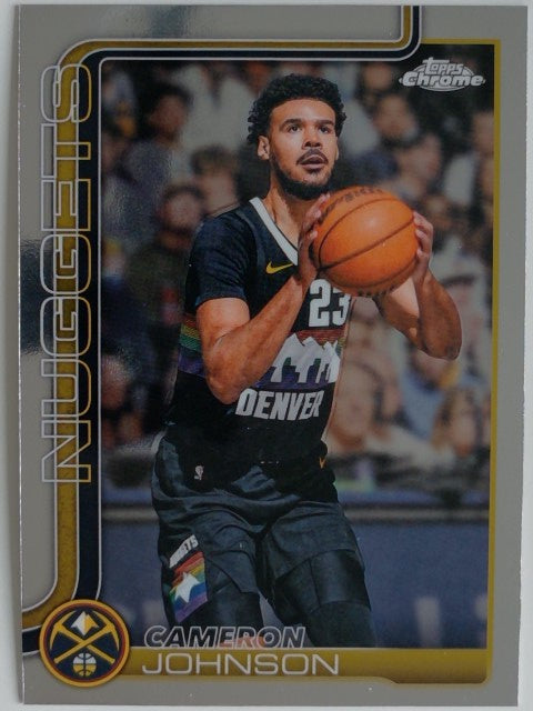 2025-26 Topps Chrome Update Basketball Cameron Johnson #69