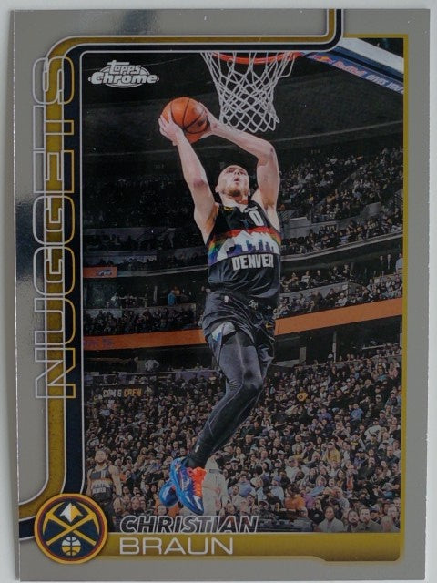2025-26 Topps Chrome Update Basketball Christian Braun #115