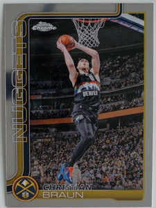 2025-26 Topps Chrome Update Basketball Christian Braun #115