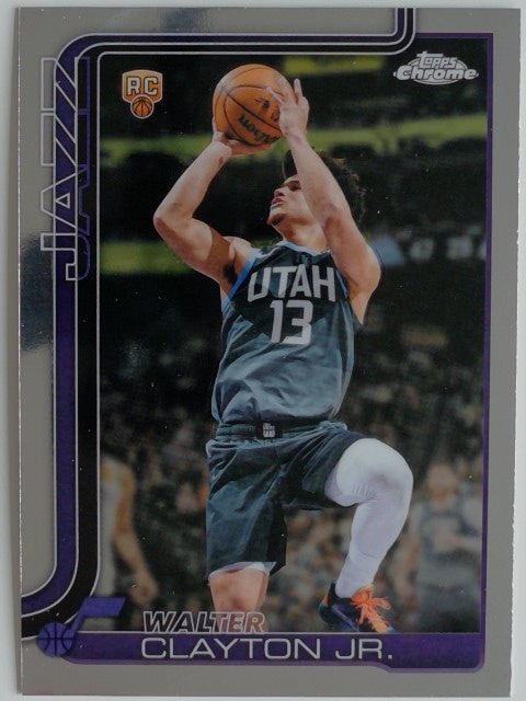 2025-26 Topps Chrome Update Basketball Walter Clayton Jr. #168 RC