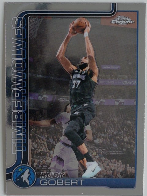 2025-26 Topps Chrome Update Basketball Rudy Gobert #55