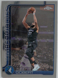 2025-26 Topps Chrome Update Basketball Rudy Gobert #55