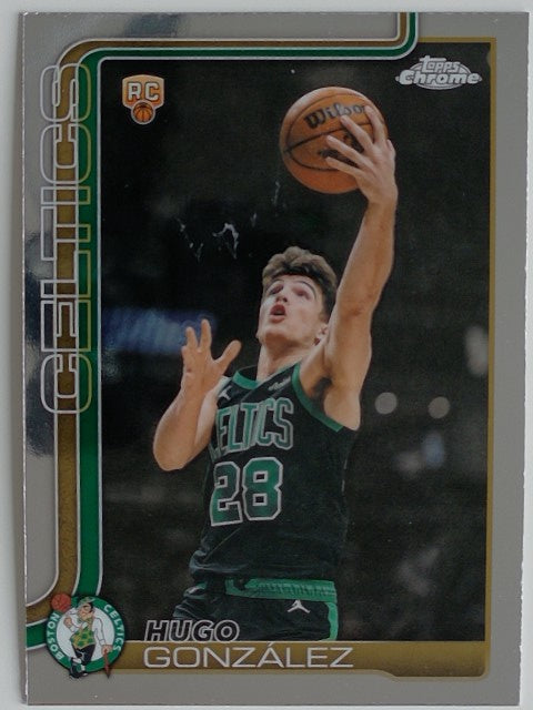 2025-26 Topps Chrome Update Basketball Hugo González #178 RC