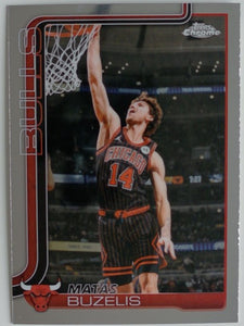 2025-26 Topps Chrome Update Basketball Matas Buzelis #130