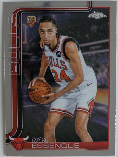 2025-26 Topps Chrome Update Basketball Noa Essengue #162 RC