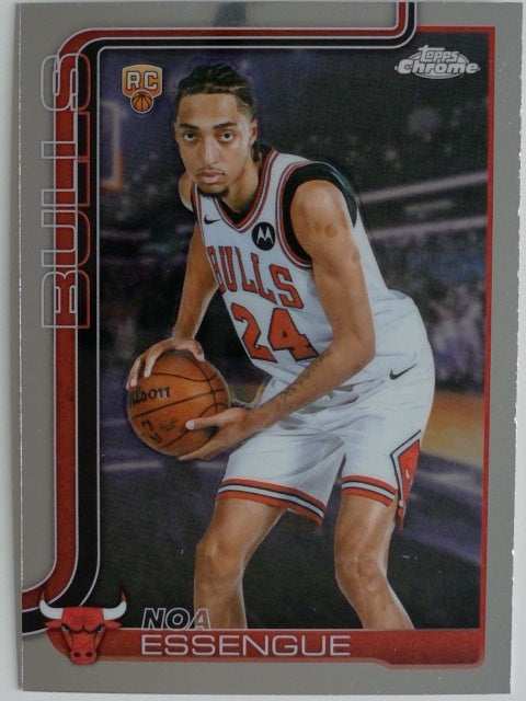 2025-26 Topps Chrome Update Basketball Noa Essengue #162 RC
