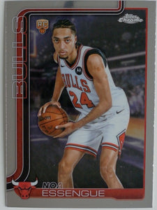 2025-26 Topps Chrome Update Basketball Noa Essengue #162 RC
