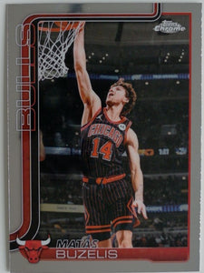 2025-26 Topps Chrome Update Basketball Matas Buzelis #130