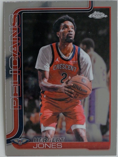 2025-26 Topps Chrome Update Basketball Herbert Jones #114